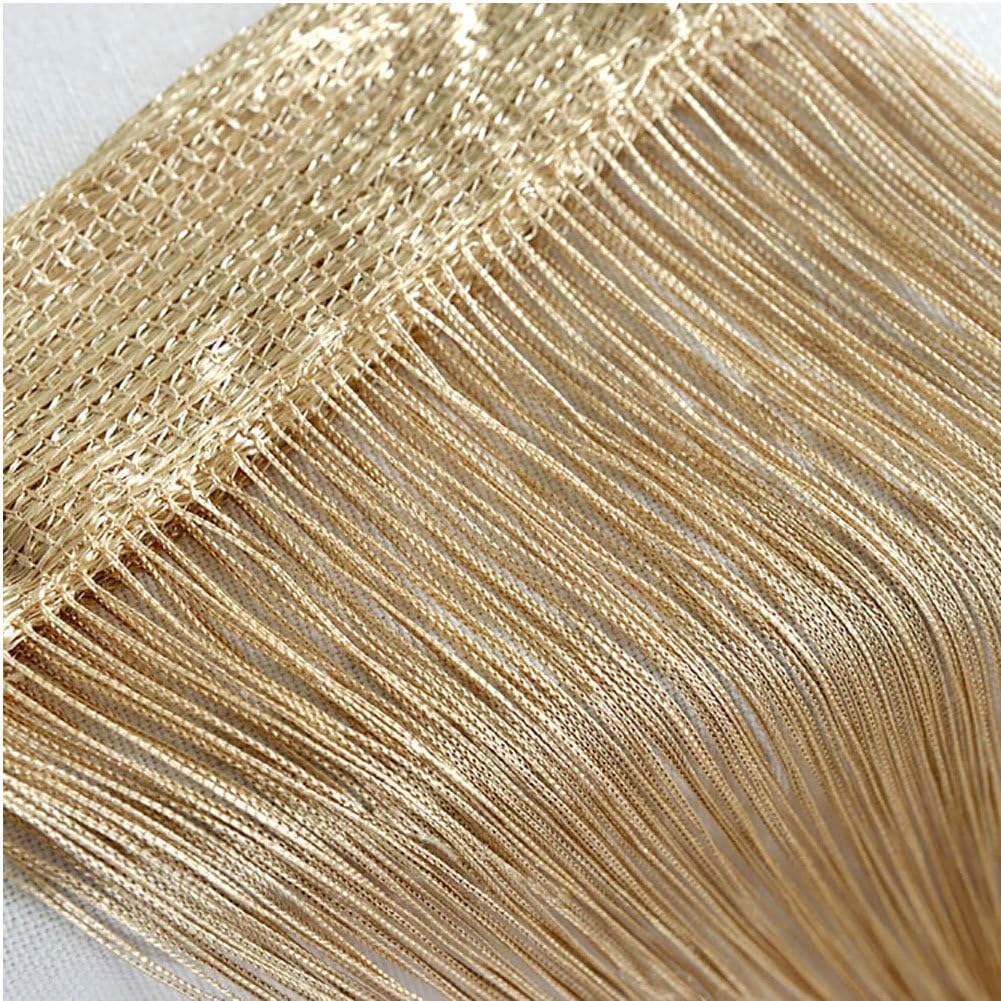 Vidillo Door String Curtain, Wall Panel Fringe Window Room Divider Blind