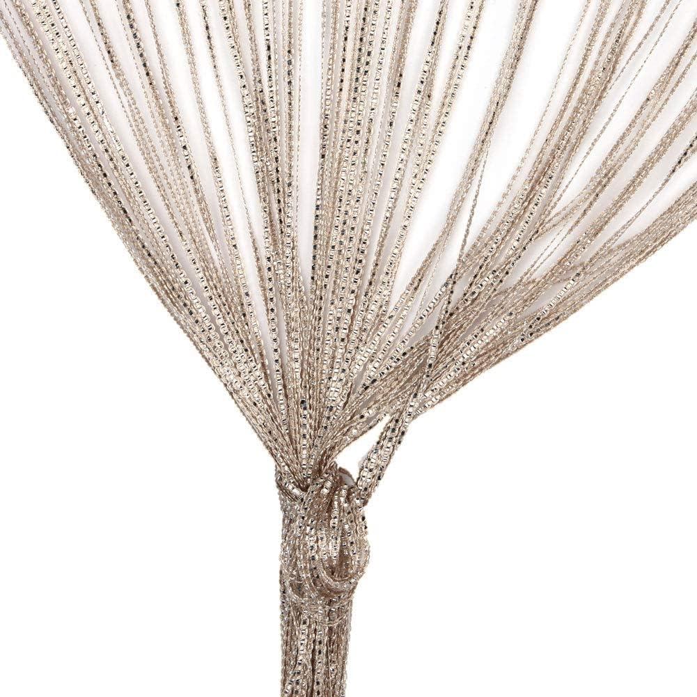 String Curtain Panel,Glitter Door Wall Window Doorways Panel Fly Screen