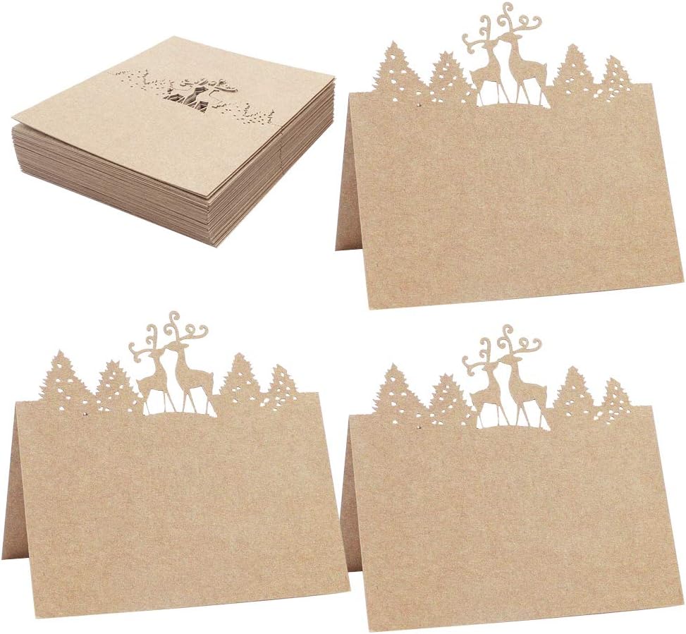 Place Name Cards 50 Sheet Small Tent Cards Foldover Table Place Cards