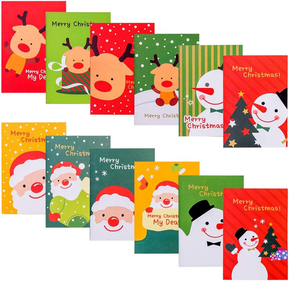 Christmas Notebook Set 30Pcs Mini Notepads Steno Pocket Notepad Notebooks Journal for…